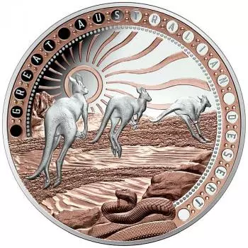 Niue Great Australian Desert 1 oz Silver 2023 PP Silber